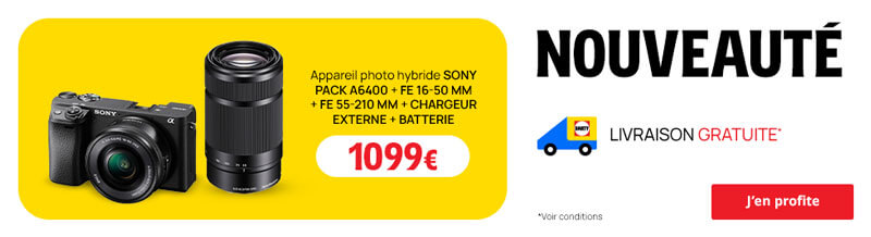 Nouveauté Pack Hybride Sony A640 