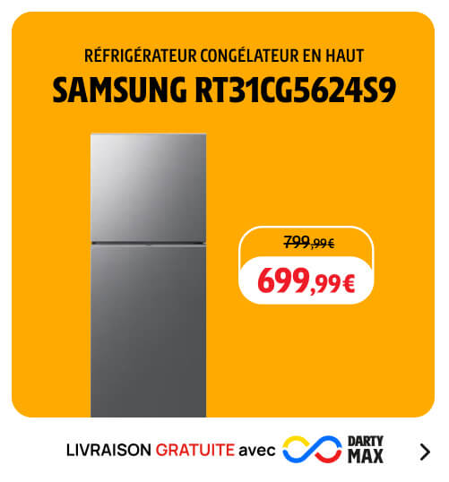 Réfrigérateur congélateur en haut Samsung