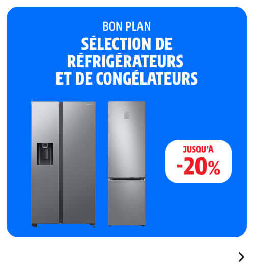 Sélection de réfrigérateurs et de congélateurs