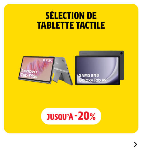 Sélection tablettes tactiles