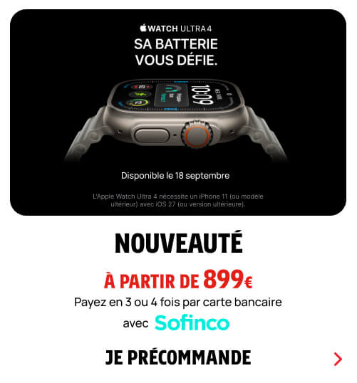 Nouveauté Apple Watch Ultra 4