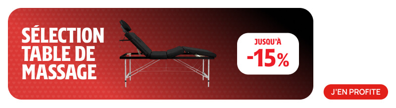 Sélection table de massage