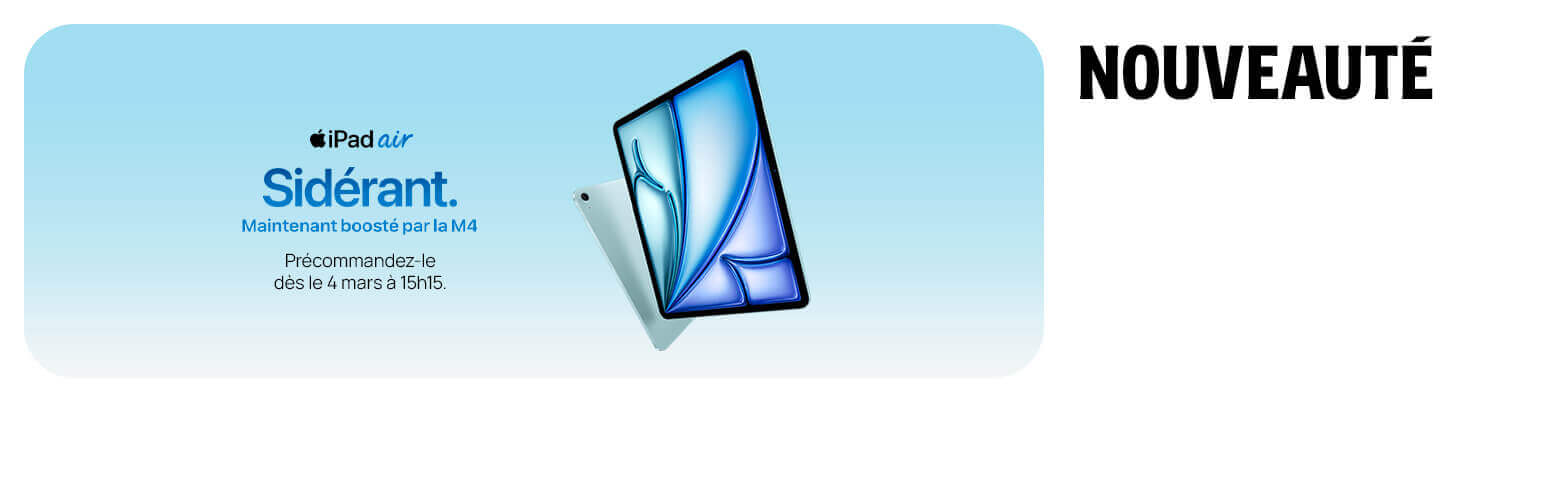 iPad Air, précommande le 4 mars à 15h15