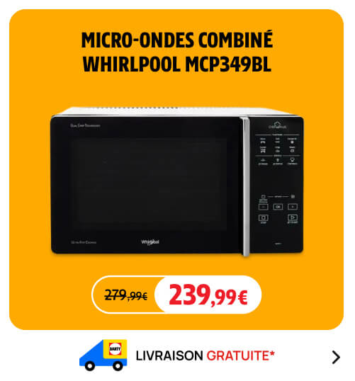 Micro-ondes combiné Whirlpool MCP349BL