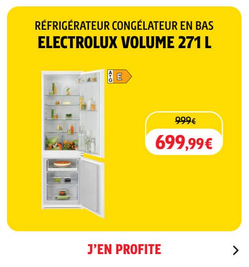 Réfrigérateur congélateur Electrolux 