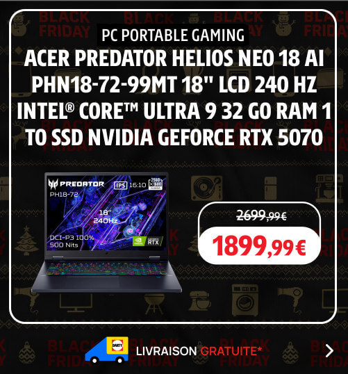 PC portable Acer gaming Predator Helios Neo 18
