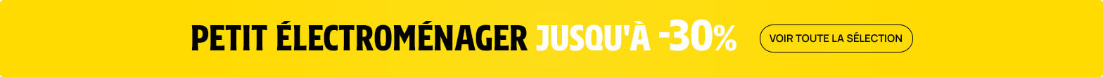 Petit électroménager - Jusqu'à -30%