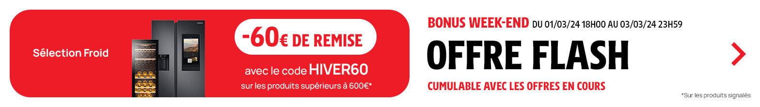 Offre remise immédiate FROID