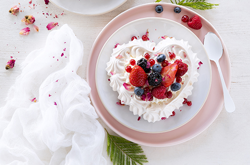 La pavlova de la Saint Valentin