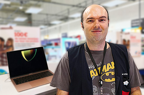 MacBook Air, le coup de cœur de Cédric