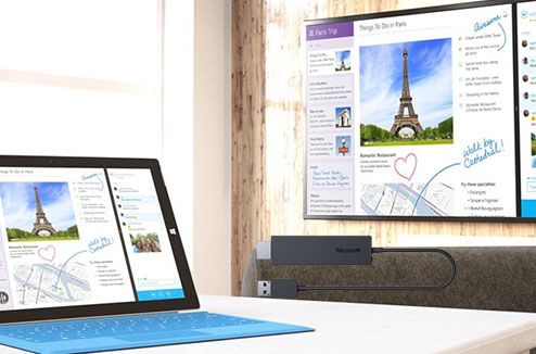 Microsoft Wireless Display Adapter : son smartphone sur grand écran !