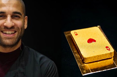 L'As de coeur de Mickael réalisé avec le four Rosière