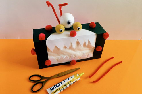 Confectionnez une boîte de mouchoirs terrifiante pour Halloween !