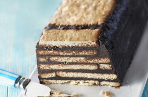 Gâteau au chocolat petits beurre/chocolat sans cuisson