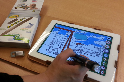 Test : crayon Crayola ColorStudio HD iPad