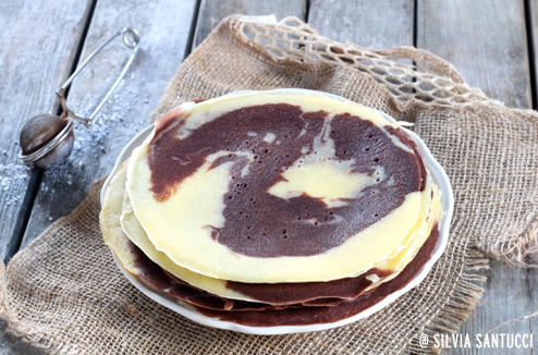Crêpes marbrées