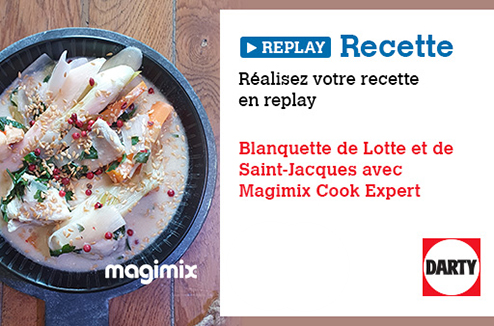 Blanquette de Lotte et de Saint-Jacques : la recette de Chef Greg
