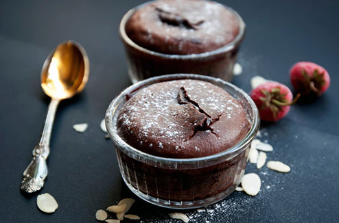 L'astuce pour réaliser un moelleux au chocolat bien coulant