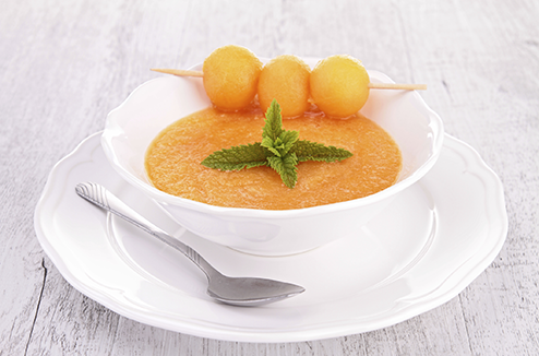 Gaspacho de melon au Sauternes