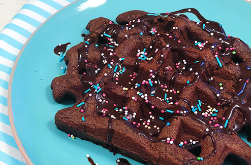 Les gaufres brownies