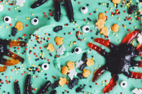 La tablette de chocolat d'Halloween