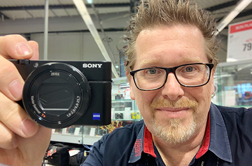 L'appareil photo RX100, le coup de cœur de Jean-Marc