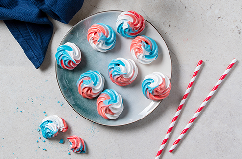 Les meringues tricolores