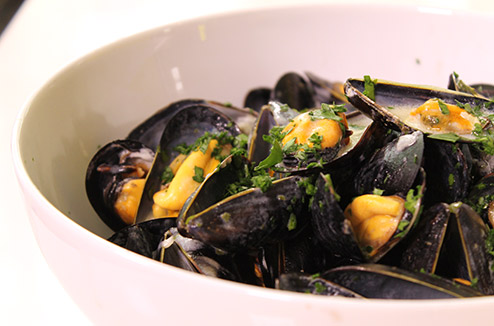 Moules à la crème