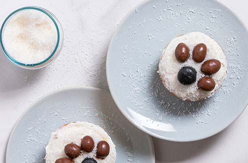 Les cupcakes pattes d’ours
