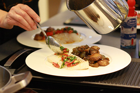 Test : réussir un filet de cabillaud nacré grâce à la sonde de cuisson