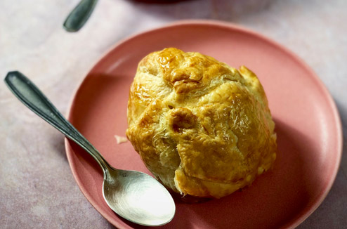Pommes abimées cuites au four et farcies de Carambar