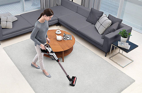 J'ai fait le ménage avec l'aspirateur balai Samsung POWERstick PRO™