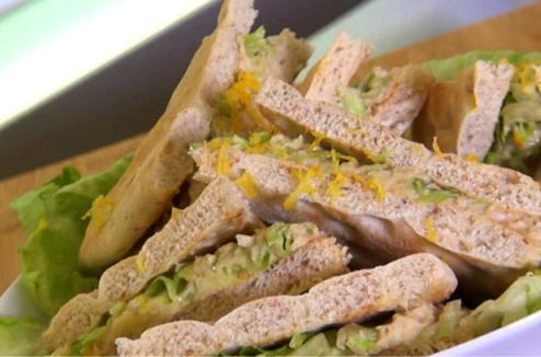 Sandwich polaire au crabe
