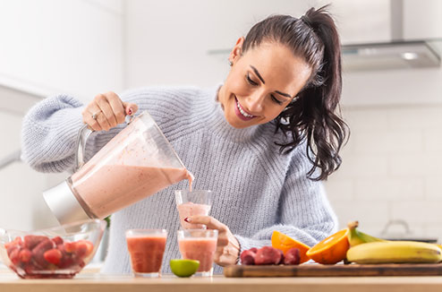 Pour vaincre les symptômes de l'hiver, buvez des smoothies vitaminés !