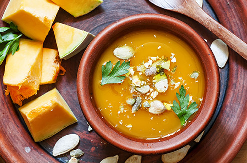 Soupe de légumes bonne mine