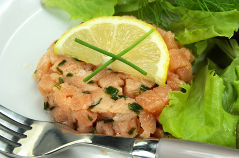 Tartare de saumon