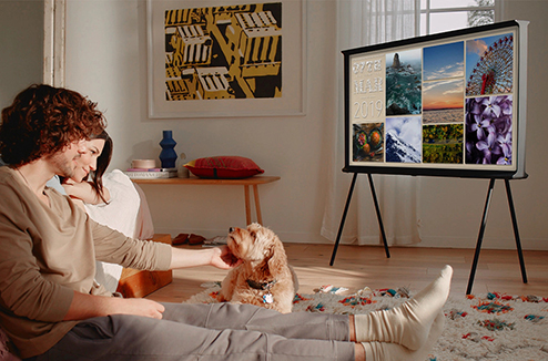 The Serif : la TV au design iconique signée Samsung