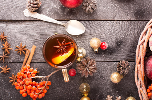 Vin chaud aux épices