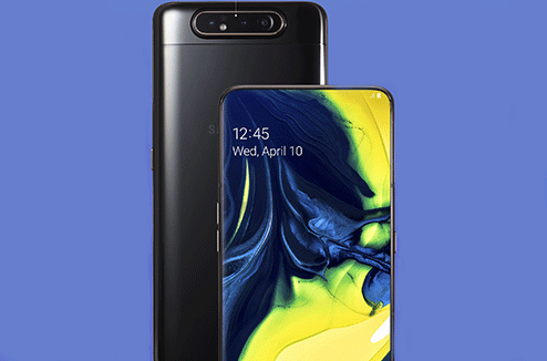 Samsung A80 : une qualité photo identique à l'avant comme à l'arrière