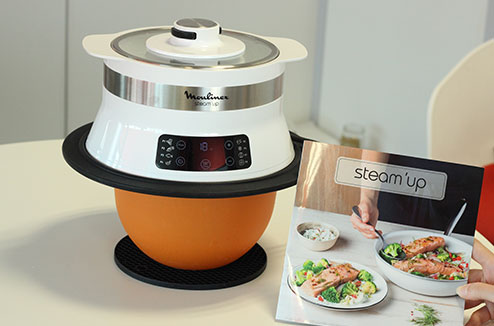 Steam’up : la cuisson vapeur revisitée par Moulinex