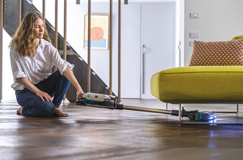 J'ai testé l'aspirateur balai HF910P de Hoover et sa mini turbo-brosse