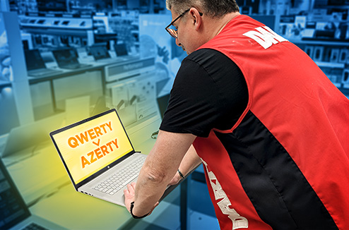 Clavier Qwerty : comment le passer en Azerty