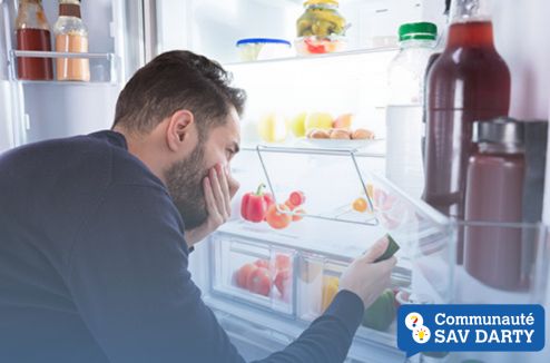 Mauvaise odeur dans le frigo