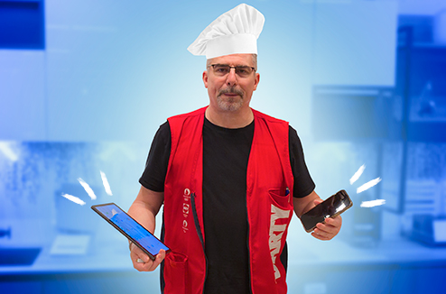 Devenir chef à domicile : c'est facile avec votre smartphone ou votre tablette !