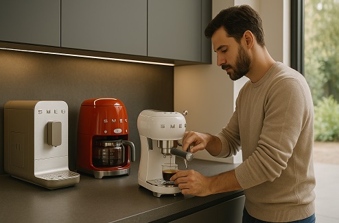 Cafetières Smeg : un modèle pour chaque envie 