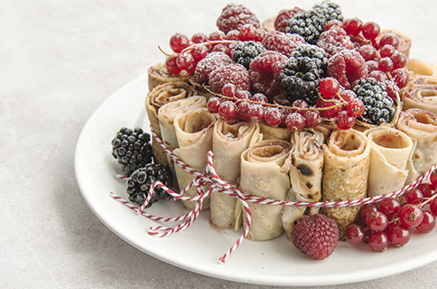 Bouquet de crêpes