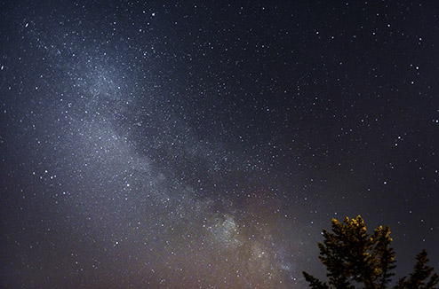 Photographier les étoiles et la lune