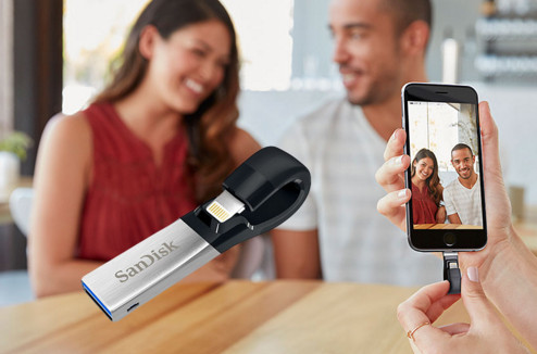 Clé USB Sandisk iXpand : étendez la mémoire de votre iPhone/iPad
