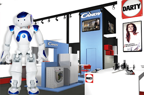 Darty à la Foire de Paris : des objets connectés et Nao le robot !