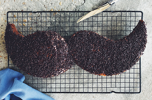 Le gâteau moustache